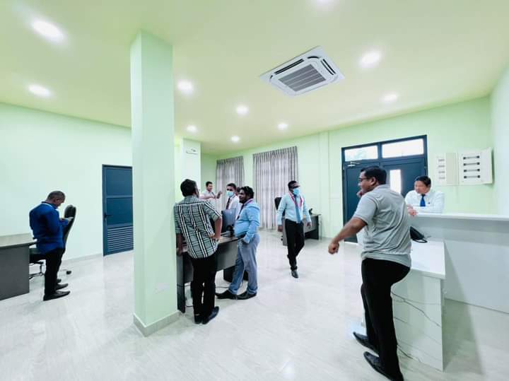 ވާދޫ ހެލްތު ސެންޓަރުގެ އެކްސްޓެންޝަން މަސަައްކަތް ނިންމާލައި ކައުންސިލާ ހަވާލުކޮށްފި