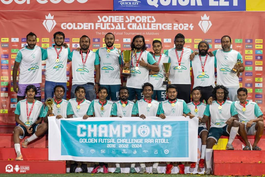 ގޯލްޑަން ފުޓްސަލް ޗެލެންޖުގެ ރ. އަތޮޅުގެ ޗެމްޕިއަންކަން ދުވާފަރުން ހޯދައިފި